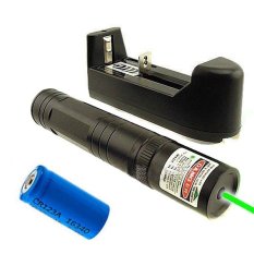 532nm Green Laser Pointer Light Pen Lazer Beam High Power 5mw 16340 Charger- INTL