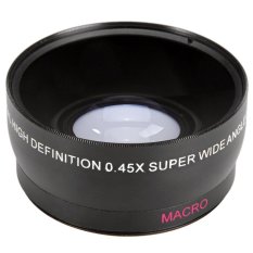 58mm 0.45X Super Wide Angle Macro Lens for Canon EOS 500D Rebel T1i T2i