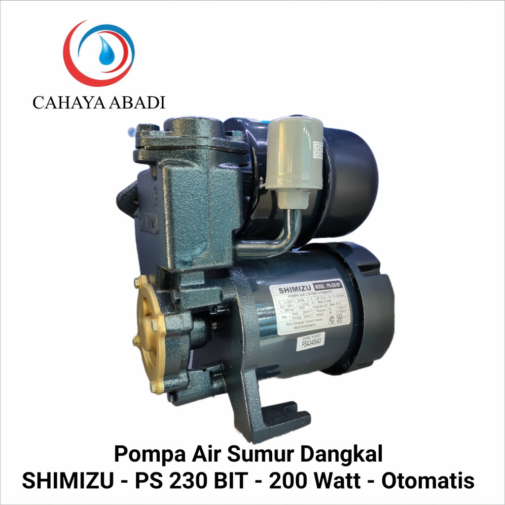 Spesifikasi Dan Harga 15 Jenis Pompa Air Shimizu Cara Ilmu