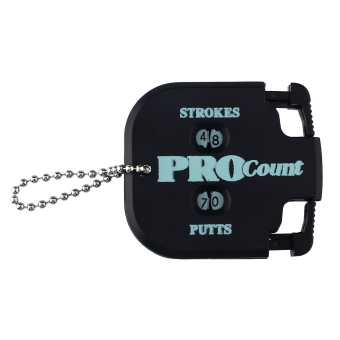 OEM Golf Shot Stroke Putt Score Counter Keeper Golfing with Key Chain (Black)