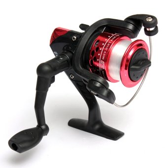 Hot Sale New 3BB 5.2:1 Front Drag Fly Fishing Reels Spinning Feeder Coil Tackle Without Fishing Rod Red