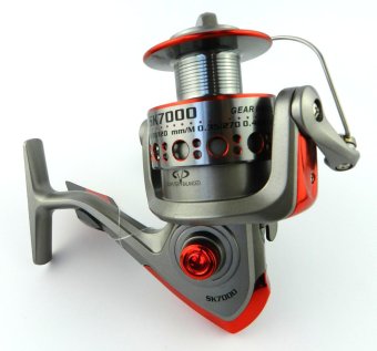 Hengjia 1pcs front drag spinning reel Gear 5.1:1 7000series metal fishing reel spinning reel collapsible quality reel