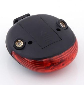 2016 kualitas tinggi portabel tahan air Road sepeda gunung sepeda bersepeda 5-LED berkedip lampu belakang LED cocok untuk lampu belakang t168 (merah)