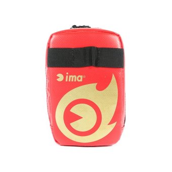 Ima Compact Multi Case Accessory Double Pocket Pouch Red (8661) 4539625058661