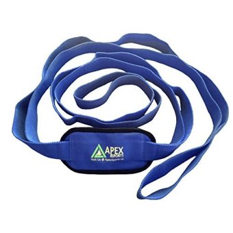 Apex Sports- Multi-Loop Grip Yoga Stretching Strap for Flexibility - intl