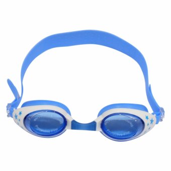 QCF Kacamata Renang Anak Swimming Goggles Anti Fog Protection - Biru