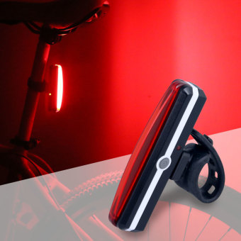 Adaptor isi ulang sepeda LED lampu belakang sepeda bersepeda depan belakang lampu Set - International