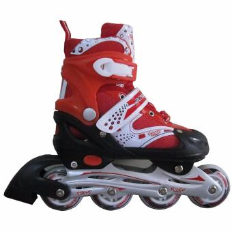 Power Sport in Line Skate Sepatu Roda - Merah M
