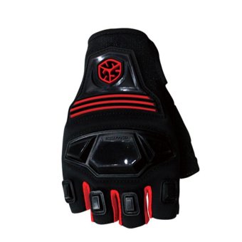 SCOYCO MC24D MOTO Racing glove Motorcycle Racing gloves motorbike Bomber glove made of Leica/Polyester fabric Red - intl