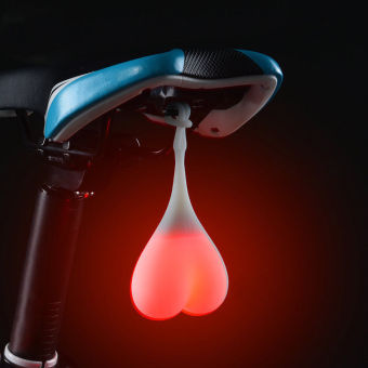 Lampu Belakang Sepeda Naik Sepeda HongSong Memimpin Peringatan Hari Jantung Flash Bola Lampu Belakang