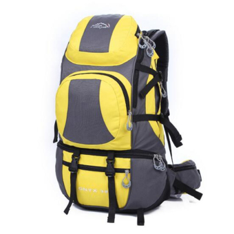 Local Lion 38L Women Men Nylon Backpack Travel Backpack Mountaineering Bag Fashion Backpacks(Yellow)