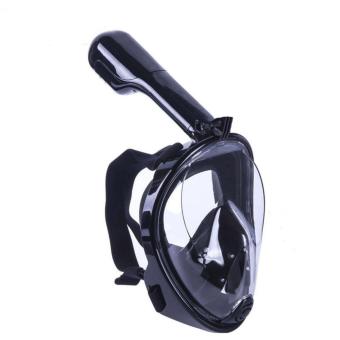 GAKTAI Swimming Snorkeling Full Face Diving Mask L/XL Water Sports For GoPro (Black) - intl