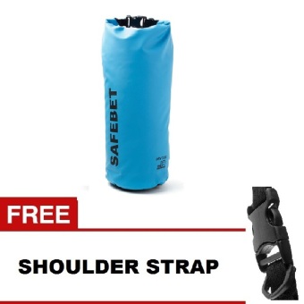 Safebet Waterproof Dry Bag 10 L - Biru + Gratis Shoulder Strap
