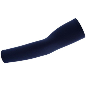 Hot Sale Fishing Tools Long Sleeve Ice silk Cool Fishing Sunscreen Outdoor Sport Arm Protector(Dark blue)