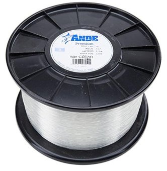 Ande Premium 1 lb Clear 80# Test aprox 600yd - Ande Inc PC00010080, Fishing Line - intl