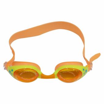 QCF Kacamata Renang Anak Swimming Goggles Anti Fog Protection - Orange