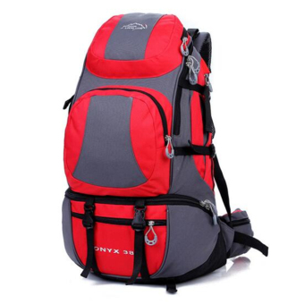 Local Lion 38L Women Men Nylon Backpack Travel Backpack Mountaineering Bag Fashion Backpacks(Red)