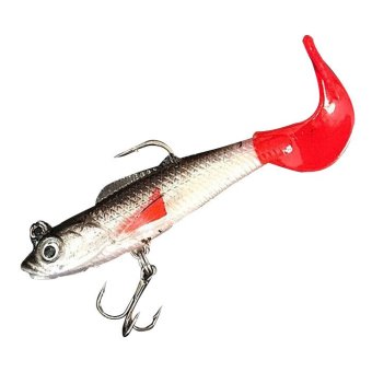 Fancytoy Fishing Lures Fishing Head Tail Long Sharp Hook Bait Soft 10cm 9.3g