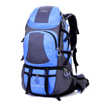 Local Lion 38L Women Men Nylon Backpack Travel Backpack Mountaineering Bag Fashion Backpacks(Blue)