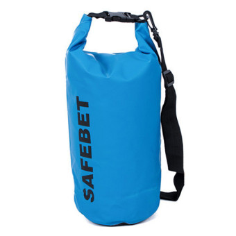 SAFEBET Waterproof Dry sabuk tali bahu tas olahraga - 5 liter (biru)