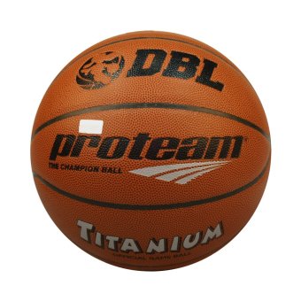 Proteam Bola Basket Titanium DBL Size # 7 / 6 - Cokelat