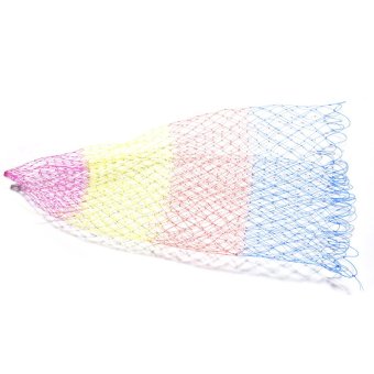 Nylon Fishing Net Rhombus Mesh Hole Net Collapsible Fishing Tools 60cm*80cm - intl