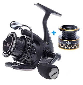 Skysper 10+1BB 6.2:1 Left/Right Interchangeable Collapsible Handle Fishing Spinning Reel + Spare Spool - intl