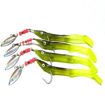 Rubber Fishing Baits Tiddler Bait With Hook Tackle Fishing Accessory Tools - intl