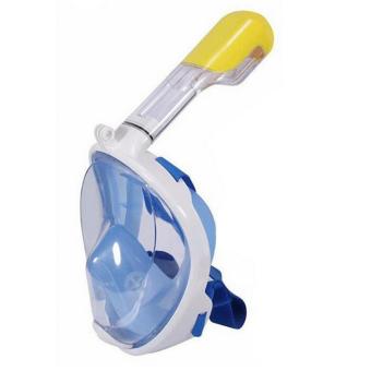 GAKTAI Swimming Snorkeling Full Face Diving Mask L/XL Water Sports For GoPro (Blue) - intl