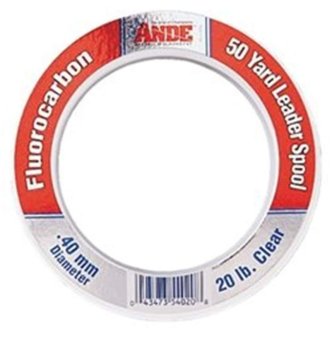 Ande FPW-50-30 Fluorocarbon Fishing Line, 50-Pound Spool, 30-Pound Test, Pink Finish - intl