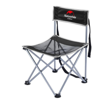 Camping Chair Portable Fishing Folding Chairs Lightweight Chair For Hiking Fishing Picnic Barbecue Vocation(Black)