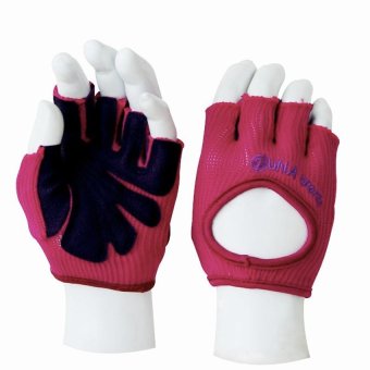 Zuna Sport Ladies Sweet Plum Fitness Gloves - Red