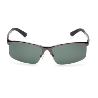 New Brand Aluminum Polarized Sunglasses Men Sports Sun Glasses Driving Goggle Man Brand Points H4145-01 (Gun Color)