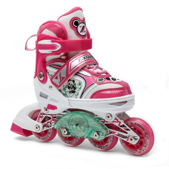 Anak Disesuaikan Profesional Rol Kate Adalah Sepatu Inline Skate Sepatu Sepatu Olahraga Luar Ruangan Adjustable Children Roller Skates Shoes Inline Skates Shoes Rose