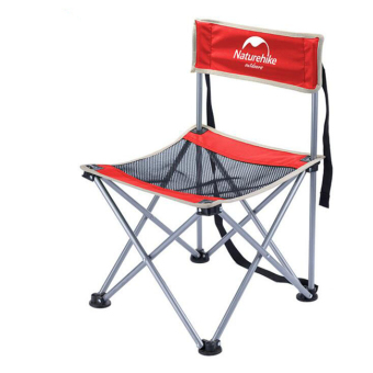 Camping Chair Portable Fishing Folding Chairs Lightweight Chair For Hiking Fishing Picnic Barbecue Vocation(Red)