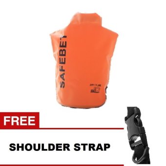 Safebet Waterproof Dry Bag 10 L - Orange + Gratis Shoulder Strap