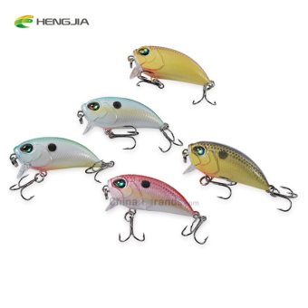 HENGJIA 5pcs 5 Colors Inner Small Magnet Fishing Crankbait Lure Bait - intl