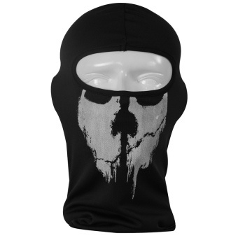 Comfortable Unique Call of Duty Two Hole Neck Warmer Motorcycle Cycling Skiing Outdoor Sports Flexible Full Face Mask - Intl