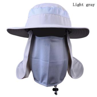 BUYINCOINS Wide Brim Hat Camping Fishing Outdoor Sport Sun UV 360° Protection Cap Unisex - intl