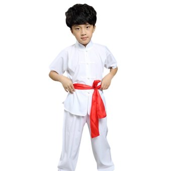 Andux Children's Summer Clothing Martial Arts Training Clothes Chinese Traditional Tai Chi Uniform ETTJF-01 - intl
