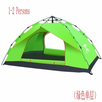 1-2 Persons Waterproof Dome Automatic Instant Tent Beach Tent For Festival,Camping, Hiking （Single layer） - intl