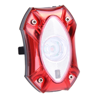 Raypal 3 watt lampu belakang sepeda ulang USB WaterProof lampu belakang bersepeda - Internasional