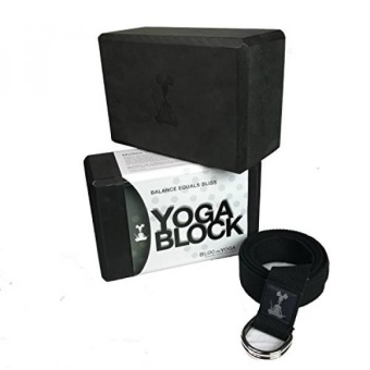 Yoga Blocks and Yoga Strap Set: Two Blocks and One trap - intl