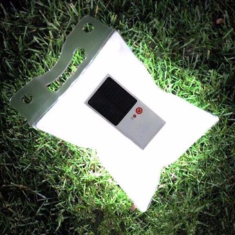 Pitaldo Lampu LED Solar Cell Rechargeable Lentera Inflatable Kedap Air bisa Dilipat Cas Tenaga Surya Lampu Pancing