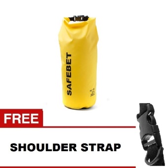 Safebet Waterproof Dry Bag 10 L - Kuning + Gratis Shoulder Strap