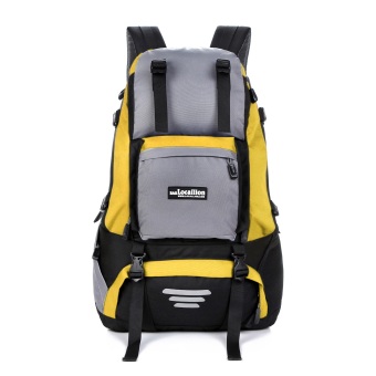 Local Lion Multifunction Outdoor Travel Backpack 40L Yellow