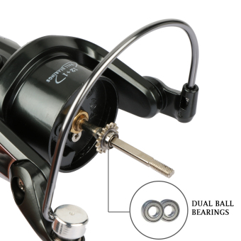 Spinning Fishing Reel 12BB + 1 Bearing Balls GA5000 Spinning Reel Boat Rock Fishing Wheel - intl