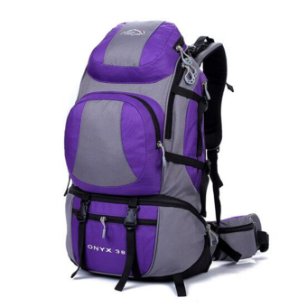 Local Lion 38L Women Men Nylon Backpack Travel Backpack Mountaineering Bag Fashion Backpacks(Purple)