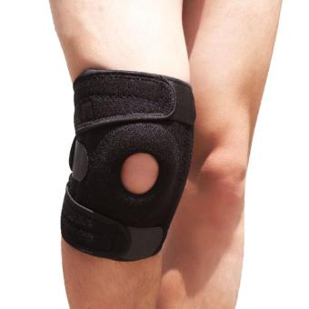 Microrange Knee Support Brace With Open Helps Stabilising And Recovery Maximum Comfort Fully Adjustable Compression Sleeve Knee Pad Perfect For Training, Arthritis, Strains, Knee Injuries And Meniscal Tears - intl