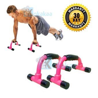 Power Sport Fitness Push Up Bar Alat Gym Portabel - Pink